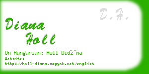 diana holl business card